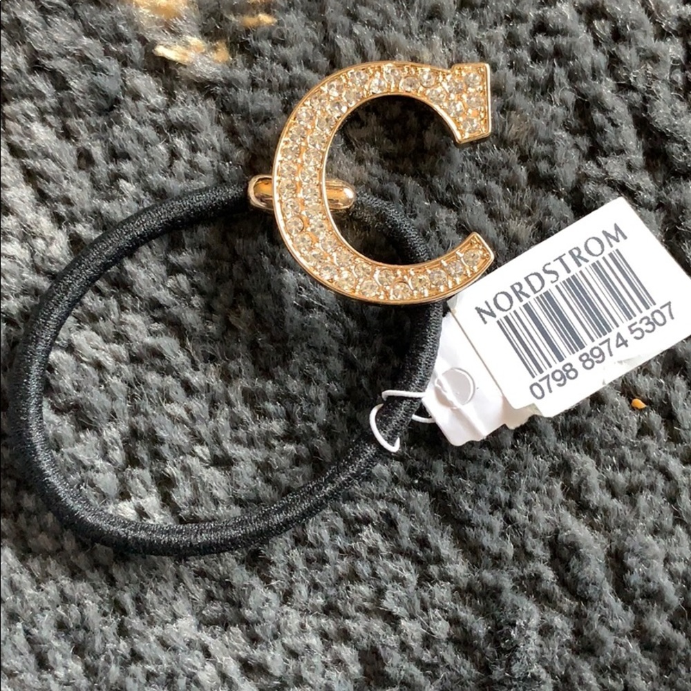 Hair band with the letter C